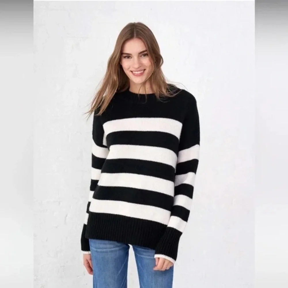 La Ligne Marin wool and cashmere Striped Sweater SzSmall - Picture 2 of 10